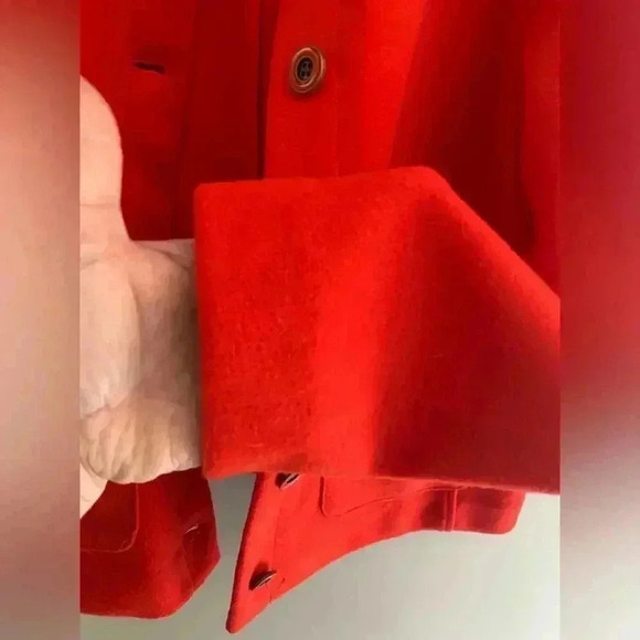 Woman’s Red Croft & Barrow Button Up Blazer Jacket Size Medium - Picture 6 of 9